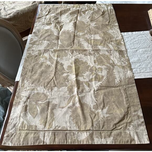 RALPH LAUREN WESTON PARK ATTLEY ( GOLD) KING SHAM PILLOWCASE FLORAL - Picture 4 of 15